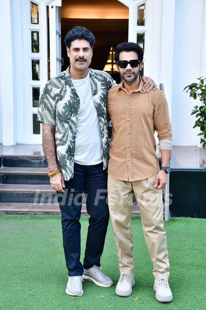 Rajkummar Rao, Sikander Kher spotted promoting  film ‘Monica O My Darling’ at Taj Lands End