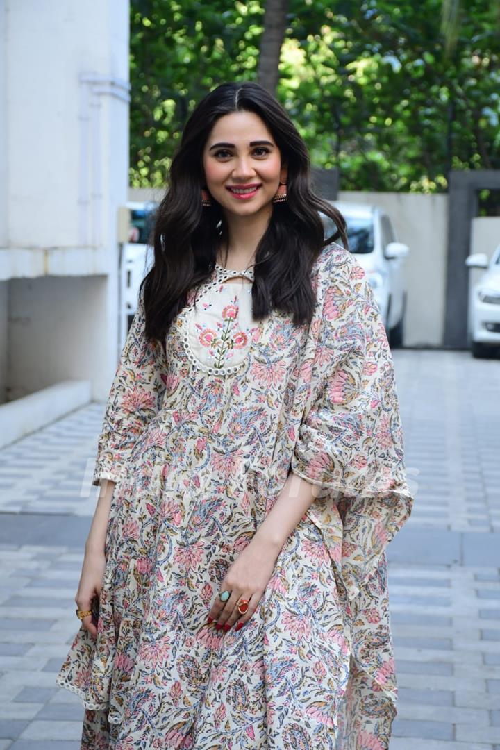 Zahrah S Khan spotted promoting her latest song Main Tenu Chadh Jaungi