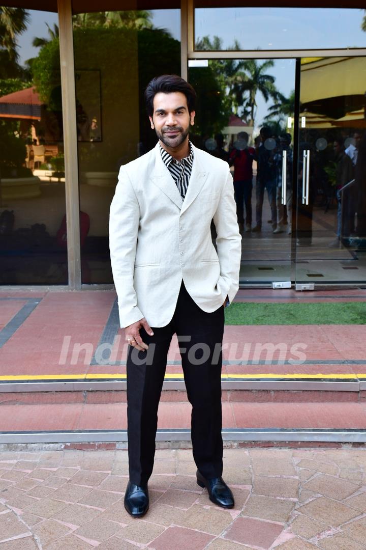 Rajkummar Rao spotted promoting his film Monica O My Darling 