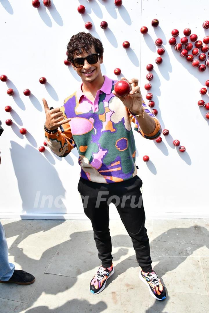 Ishaan Khatter snapped at cater road for Puma Event 