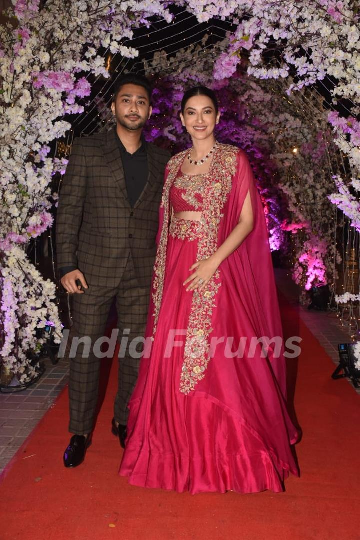 Zaid Darbar, Gauahar Khan attended Saba Ibrahim’s wedding reception 