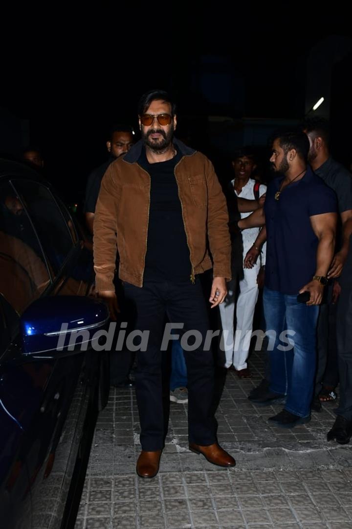 Ajay Devgn spotted at Juhu PVR 