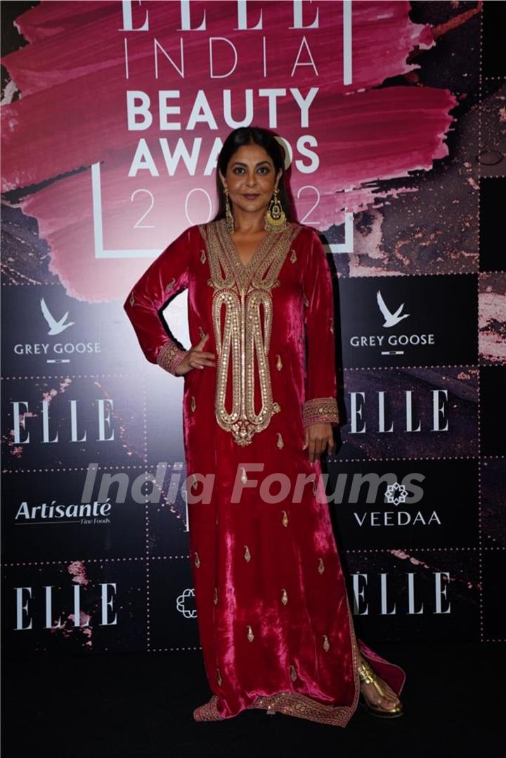 Shefali Shah snapped at ELLE INDIA Beauty Awards 2022
