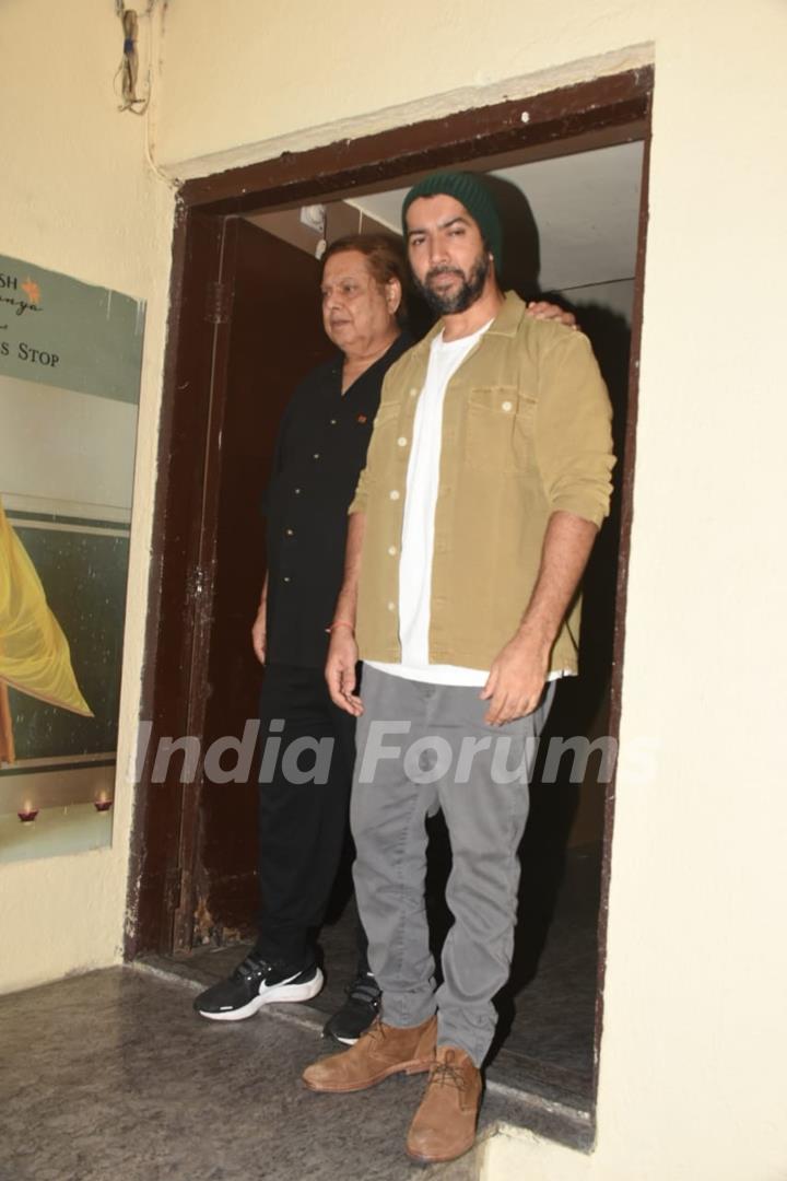 David Dhawan spotted at Juhu PVR