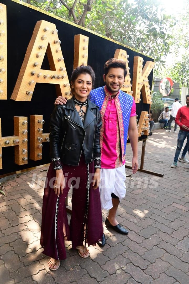 Srit Jha, Nishant Bhat spotted on the set of Jhalak Dikhhla Jaa 10 