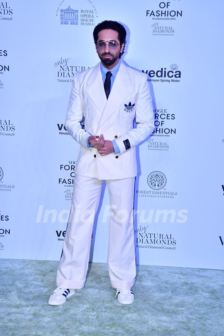 Ayushmann Khurrana spotted at Vogue forces fashion 