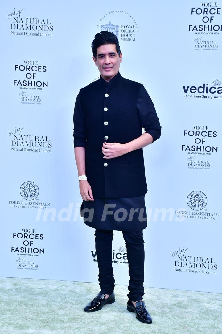 Manish Malhotra spotted at Vogue forces fashion 