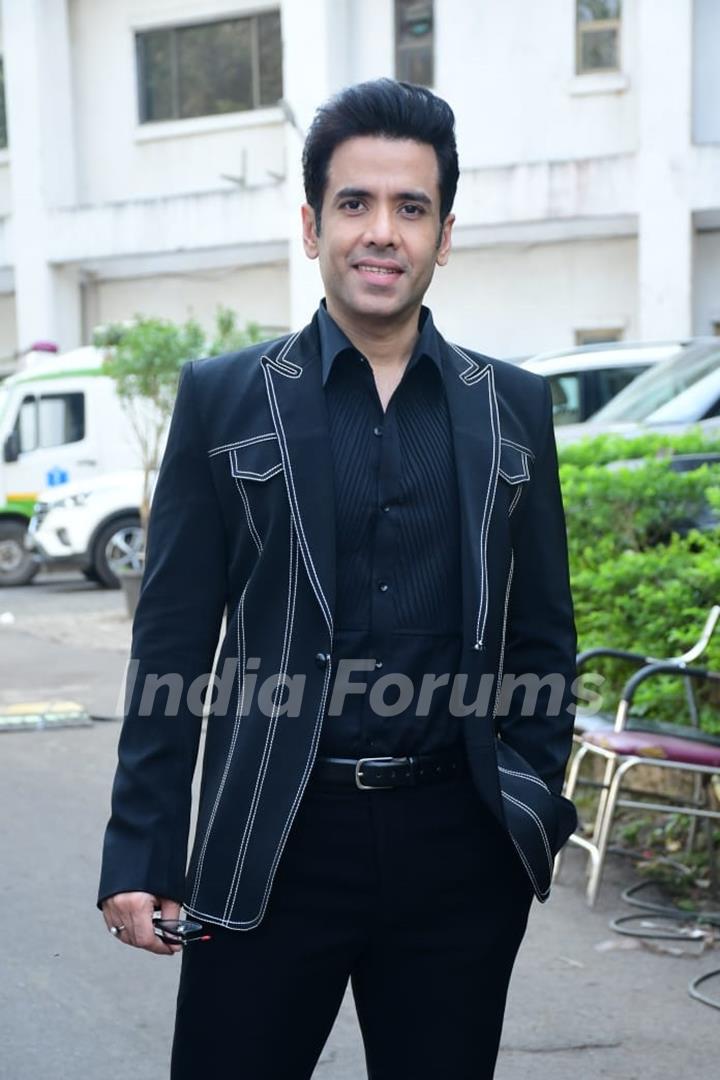 Tusshar Kapoor spotted promoting upcoming film Maarrich on the set of Indian Idol 13