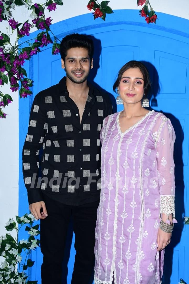 Abhimanyu Dassani and Dhvani Bhanushali snapped promoting the song ‘Kudi Meri’