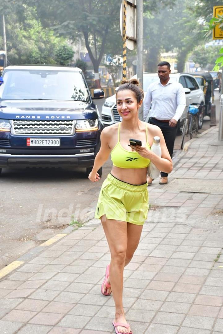 Malaika Arora spotted in Bandra