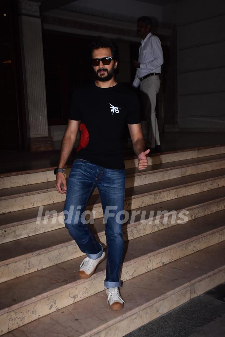 Riteish Deshmukh spotted at radio city in Bandra