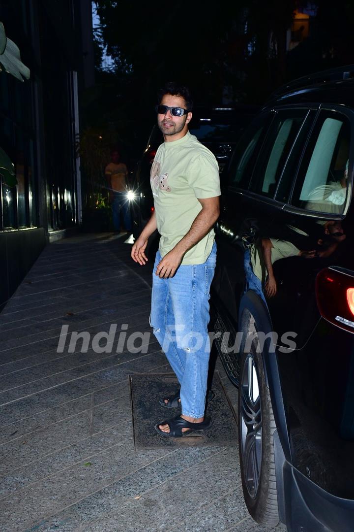 Varun Dhawan spotted in Bandra