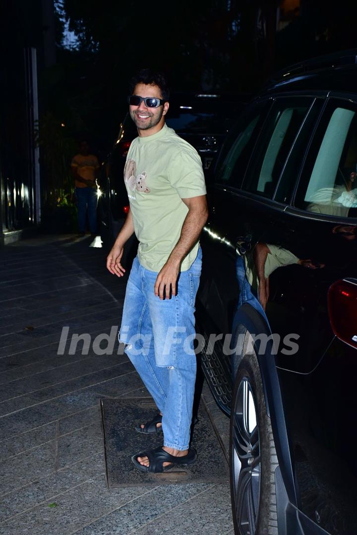 Varun Dhawan spotted in Bandra