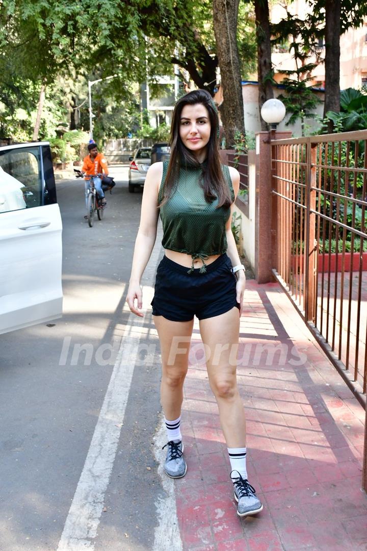 Giorgia Andriani spotted in Bandra