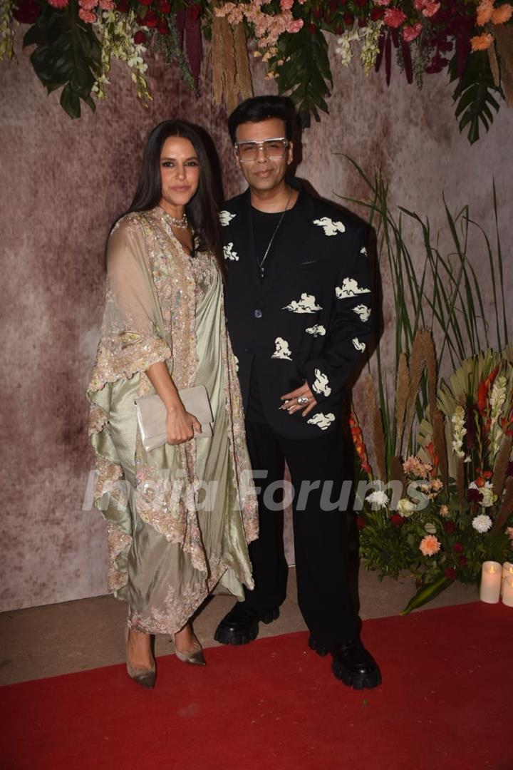 Neha Dhupia, Karan Johar 