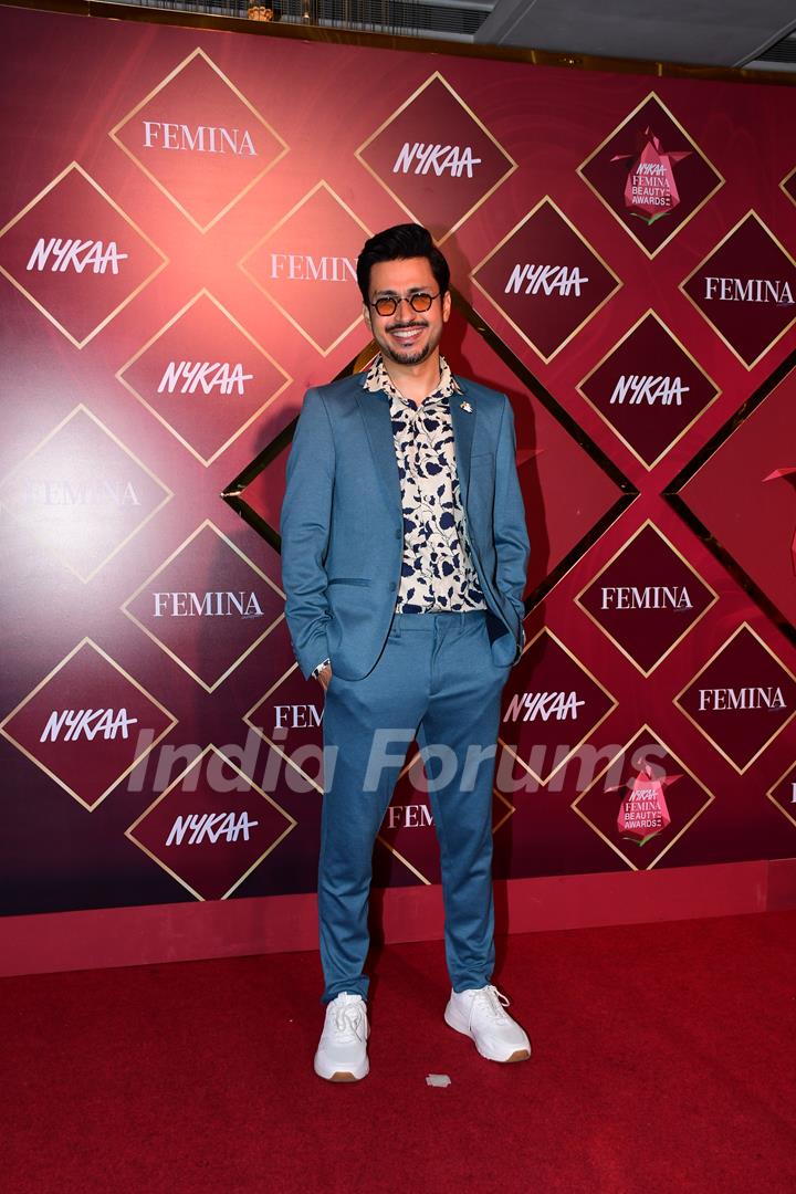 Amol Parashar grace Nykaa Femina Beauty Awards 2022