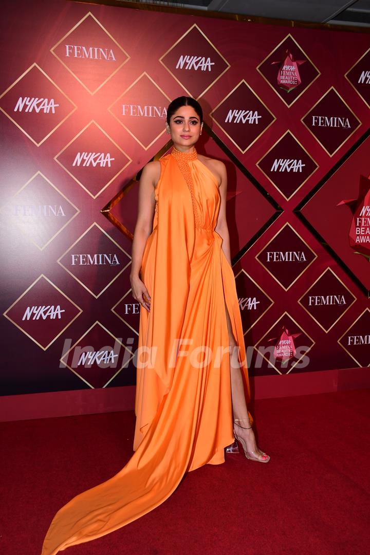 Shamita Shetty grace Nykaa Femina Beauty Awards 2022