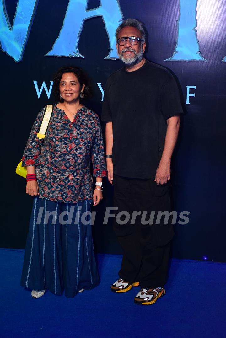 Ratnaa Sinha, Anubhav Sinha attend the premiere of Avatar – The Way Of Water