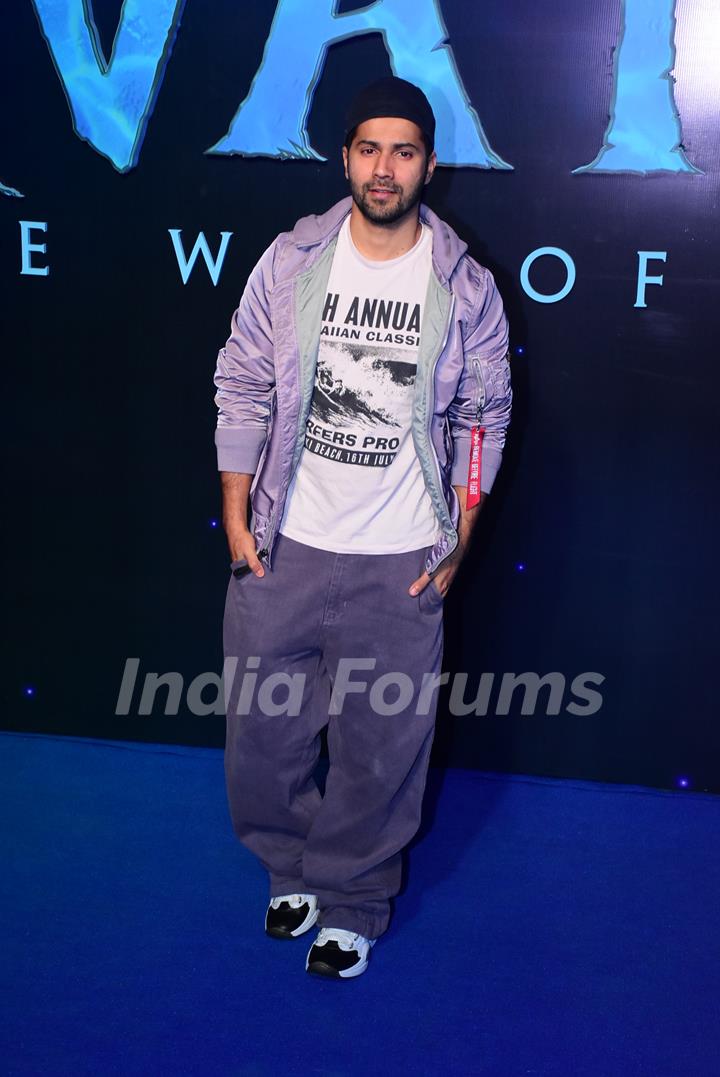 Varun Dhawan attend the premiere of Avatar – The Way Of Water