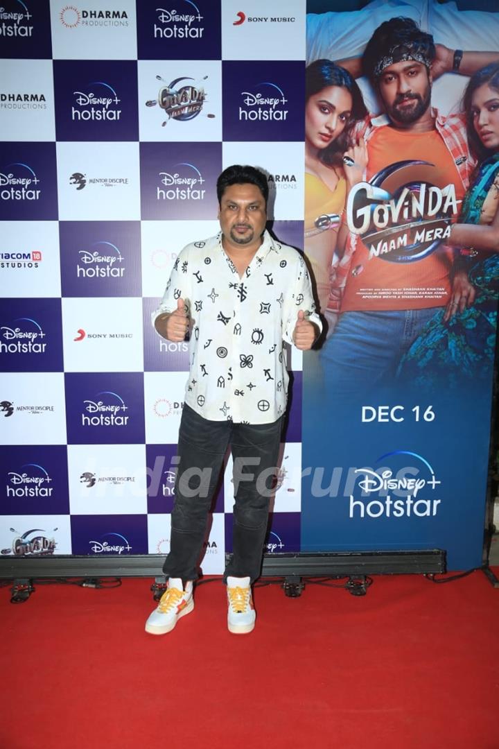 Celebs grace the screening of the film Govinda Naam Mera at Sunny Super Sound