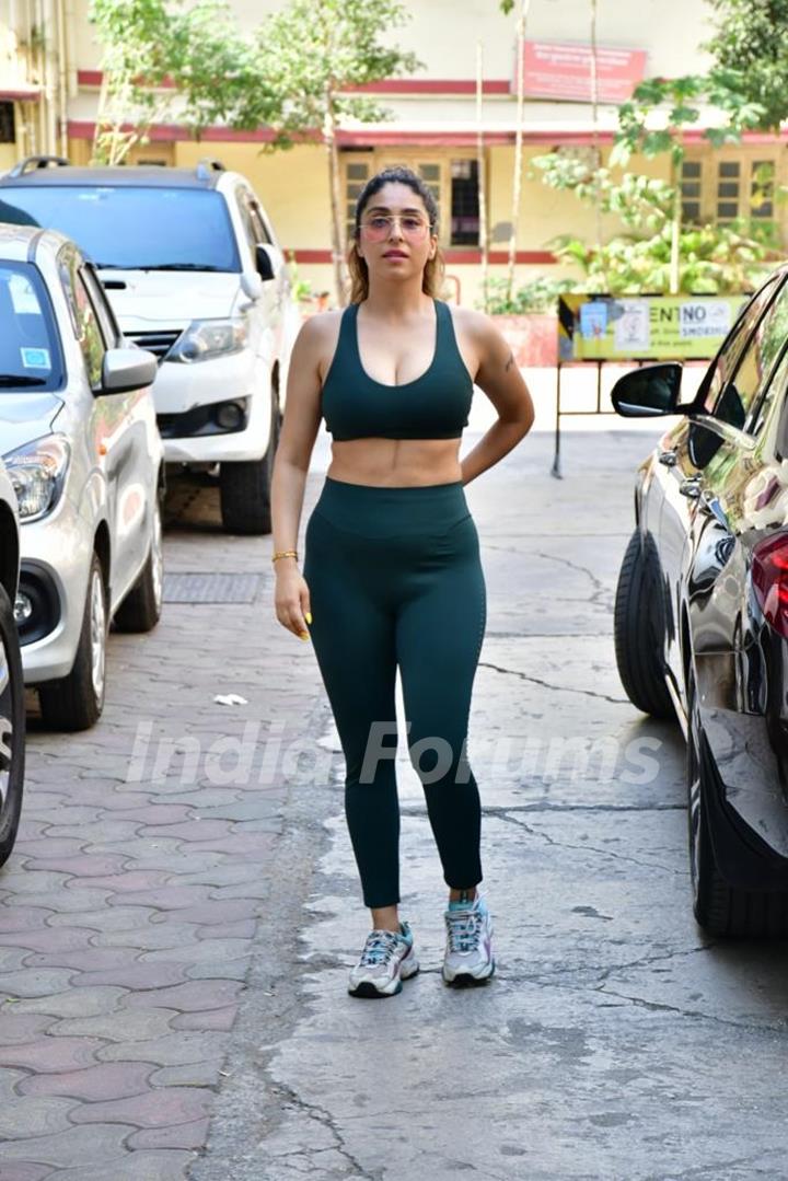 Neha Bhasin spotted in Bandra 