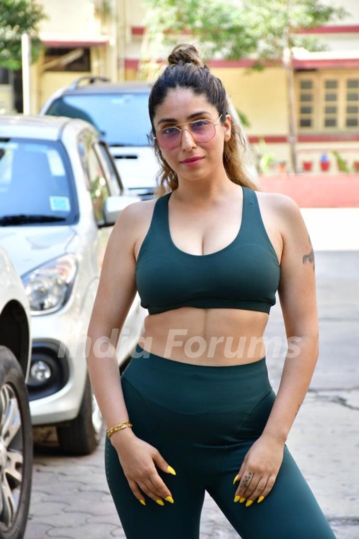 Neha Bhasin spotted in Bandra 