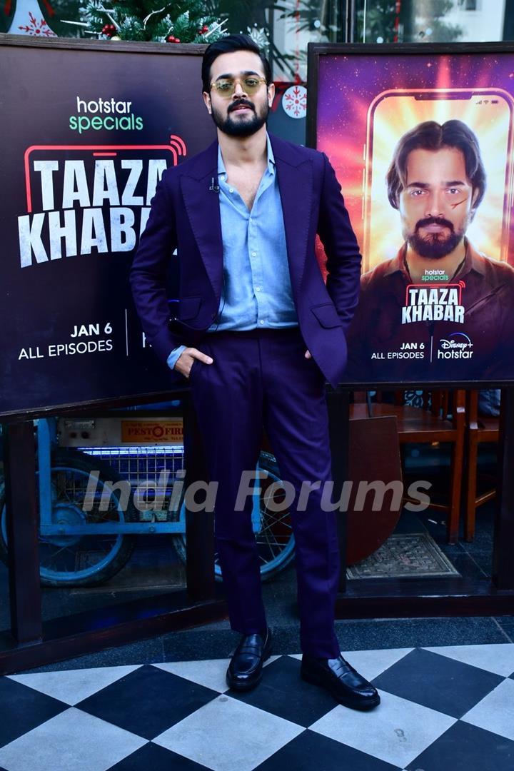 Bhuvan Bam spotted promoting Taaza Khabar in BKC 