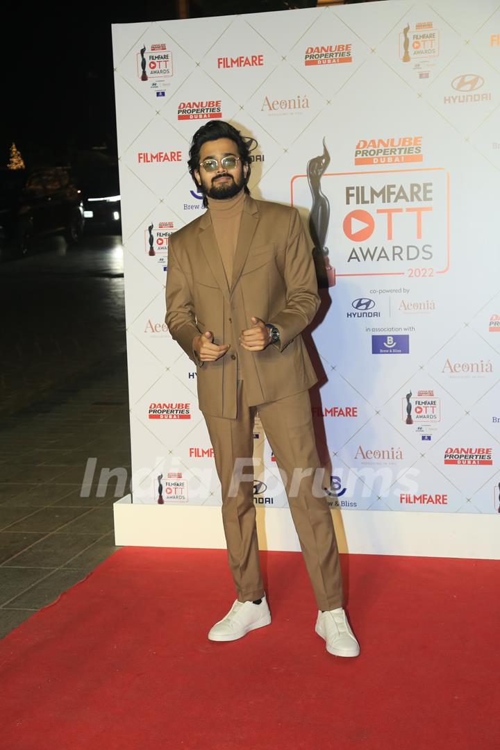 Bhuvan Bam attend the Filmfare OTT Awards 2022