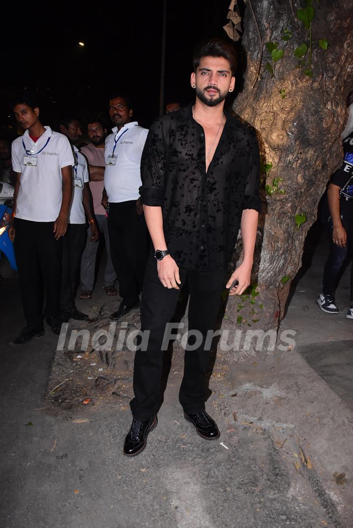 Zaheer Iqbal attend Mohit Rai's Birthday Bash 