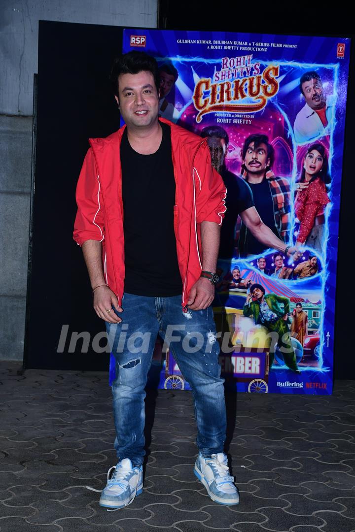 Varun Sharma grace the screening of Cirkus