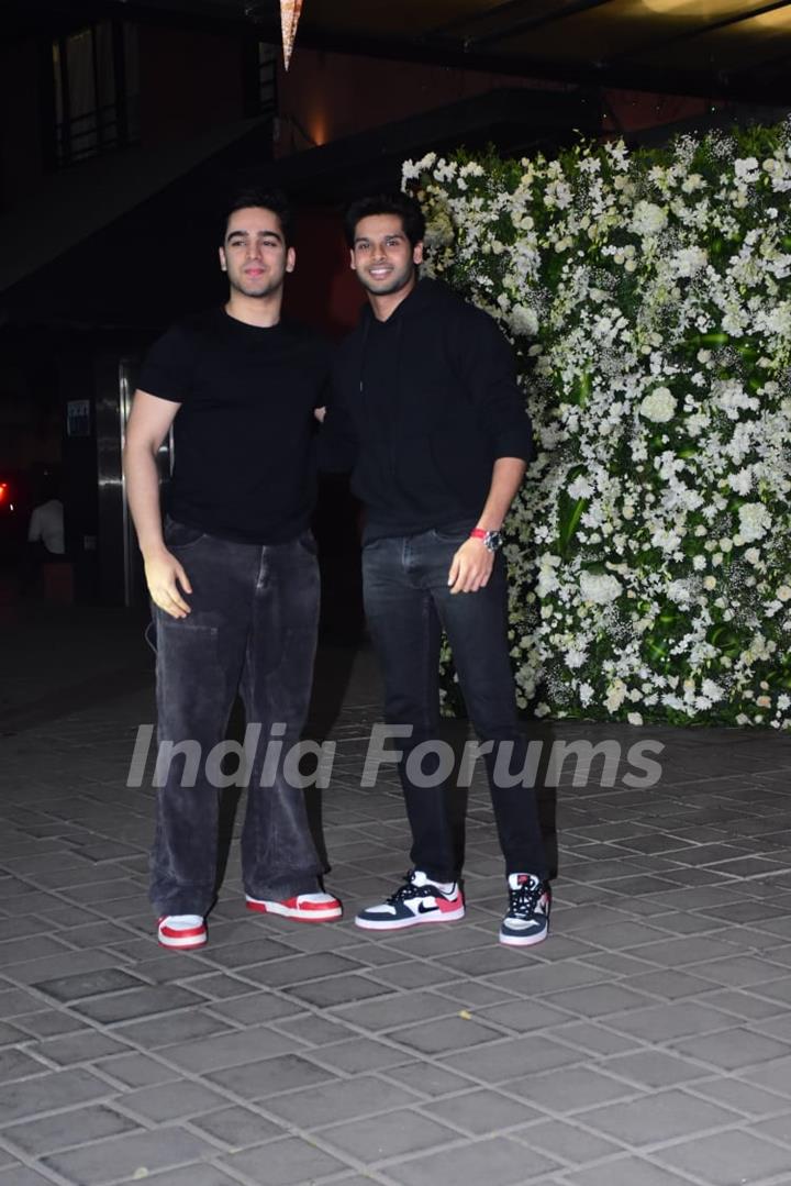 Abhimanyu Dassani spotted at Salman Khan's Birthday Bash 