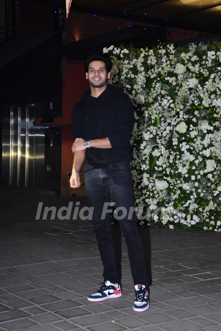 Abhimanyu Dassani spotted at Salman Khan's Birthday Bash 