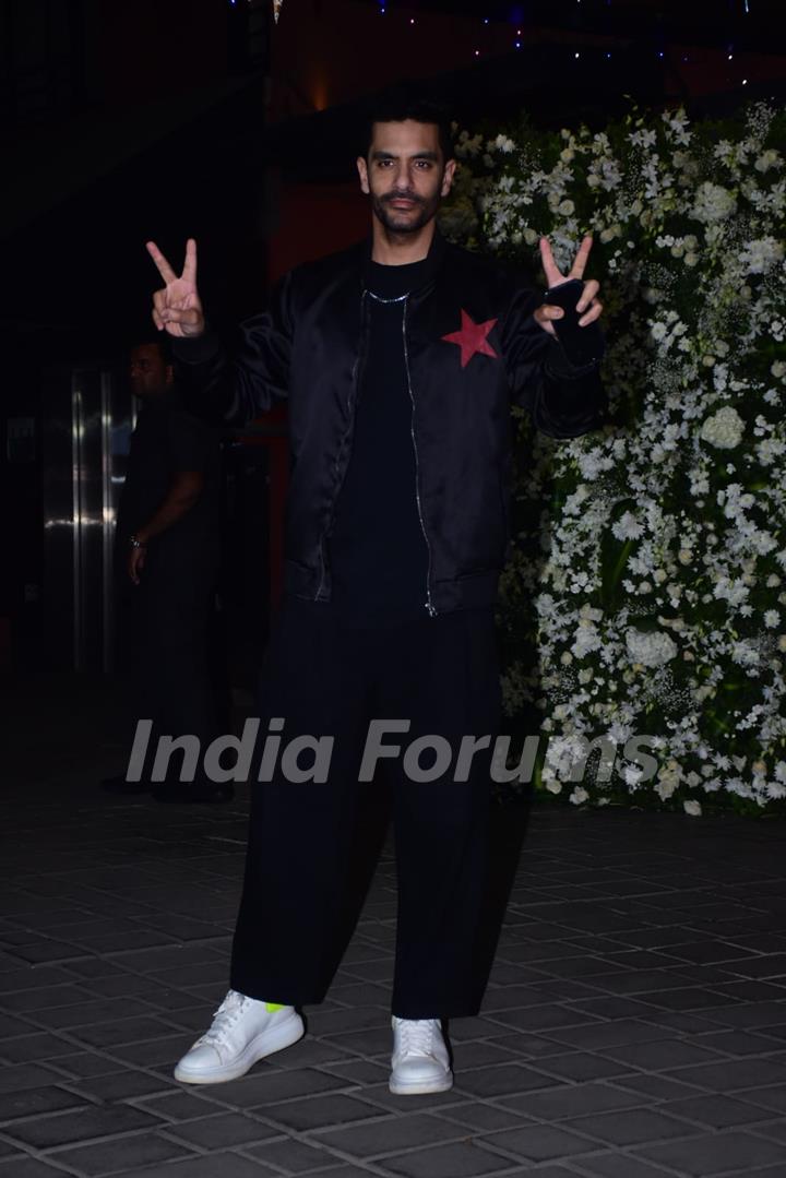 Angad Bedi spotted at Salman Khan's Birthday Bash 