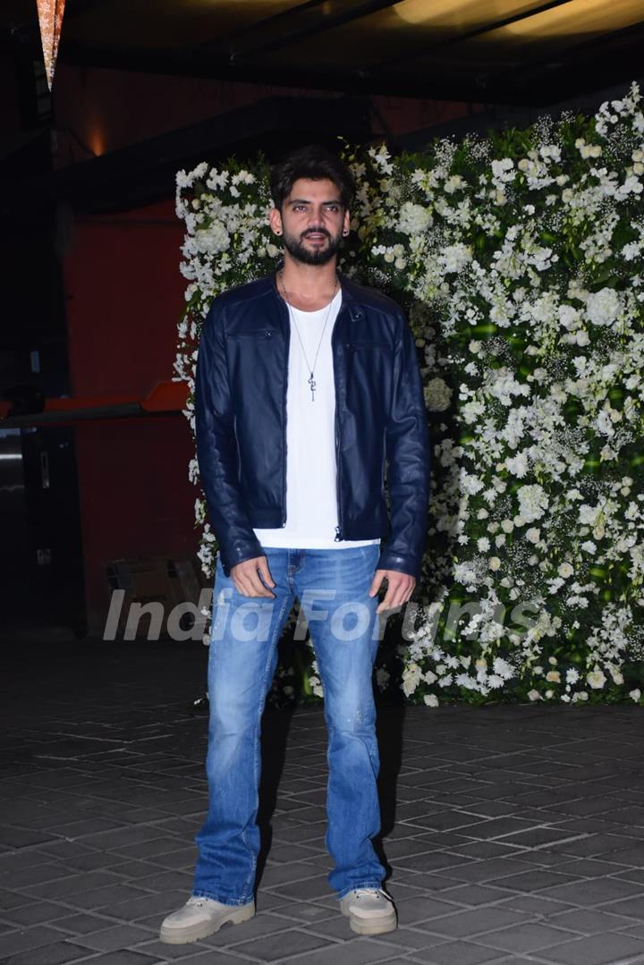 Zaheer Iqbal spotted at Salman Khan's Birthday Bash 