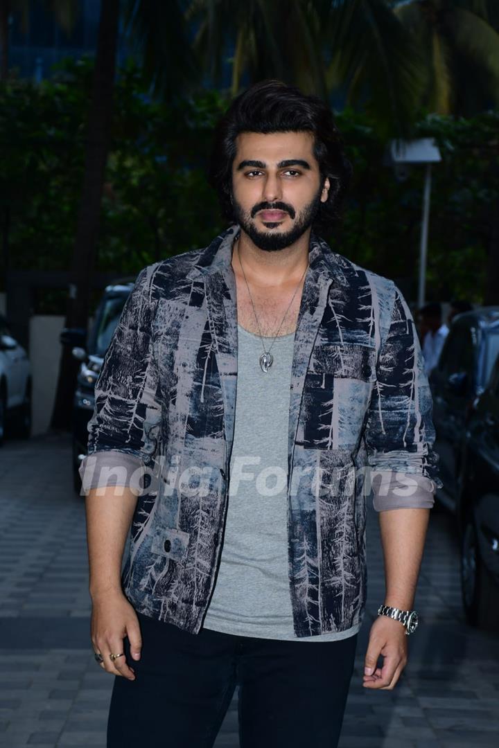 Arjun Kapoor snapped promoting upcoming film Kuttey at T-Series Office in Andheri 