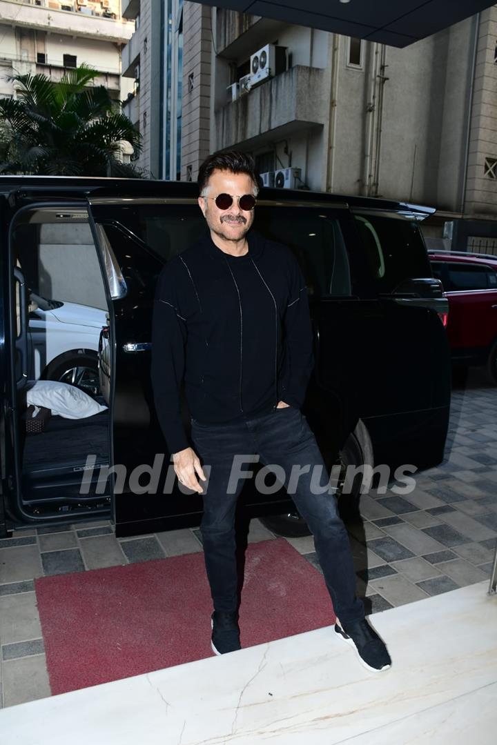 Anil Kapoor snapped at T-Series office in Andheri