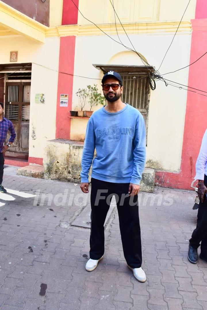 Vicky Kaushal clicked in Bandra