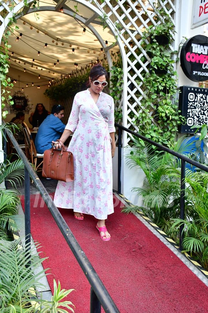 Richa Chadha spotted in Bandra