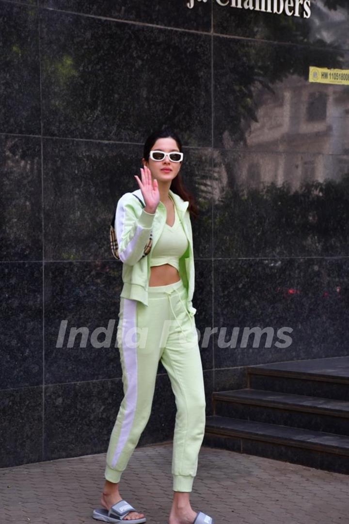 Shanaya Kapoor spotted in Bandra