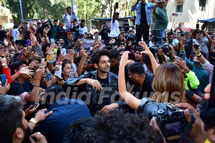 Kartik Aaryan attend the trailer launch of Shehzada