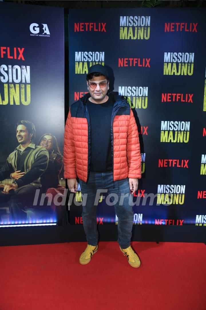 Mukesh Chhabra grace the screening of Mission Majnu