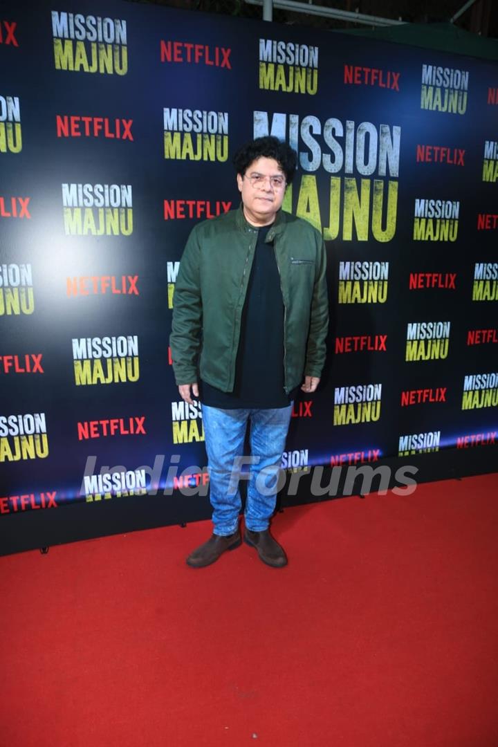 Sajid Khan grace the screening of Mission Majnu