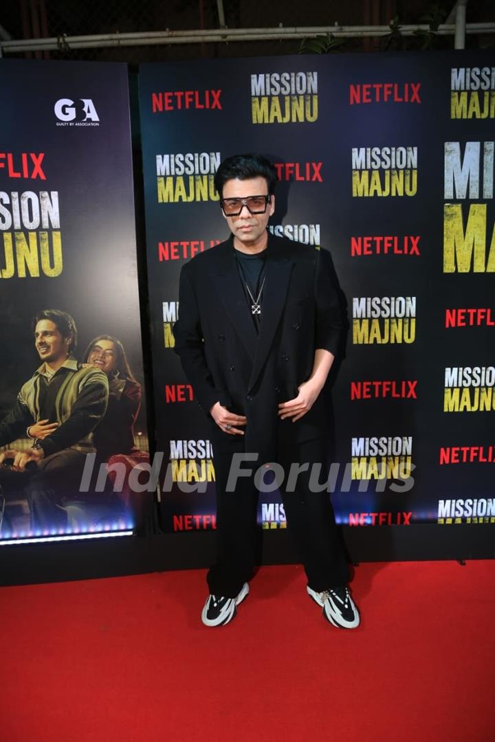 Karan Johar grace the screening of Mission Majnu