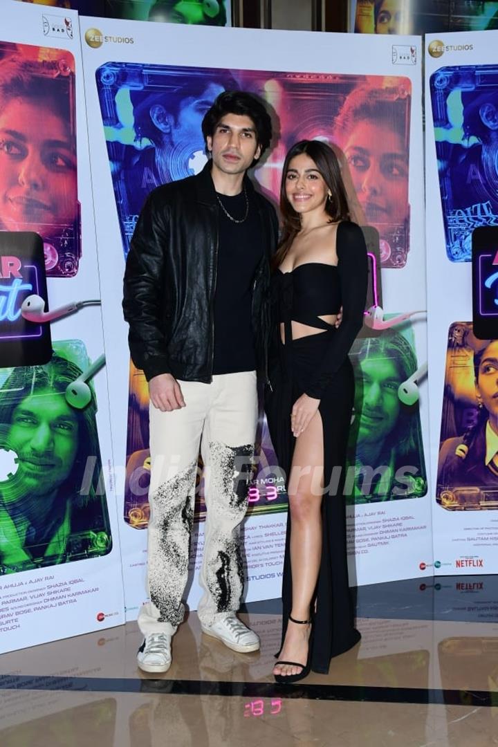 Alaya F, Karan Mehta snapped the trailer launch of Almost Pyaar With DJ Mohabbat