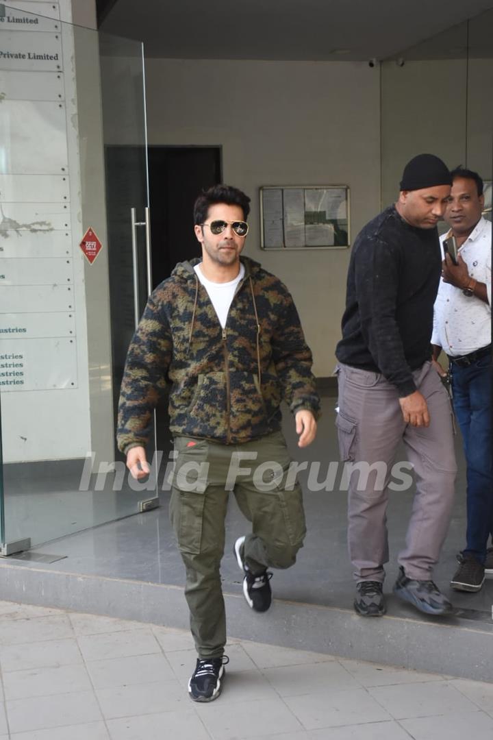 Varun Dhawan snapped in the city  