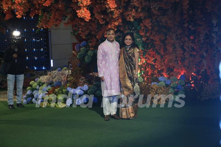  Ambani family snapped on the occasion of Anant Ambani, Radhika Merchant engagement ceremony at Antilla