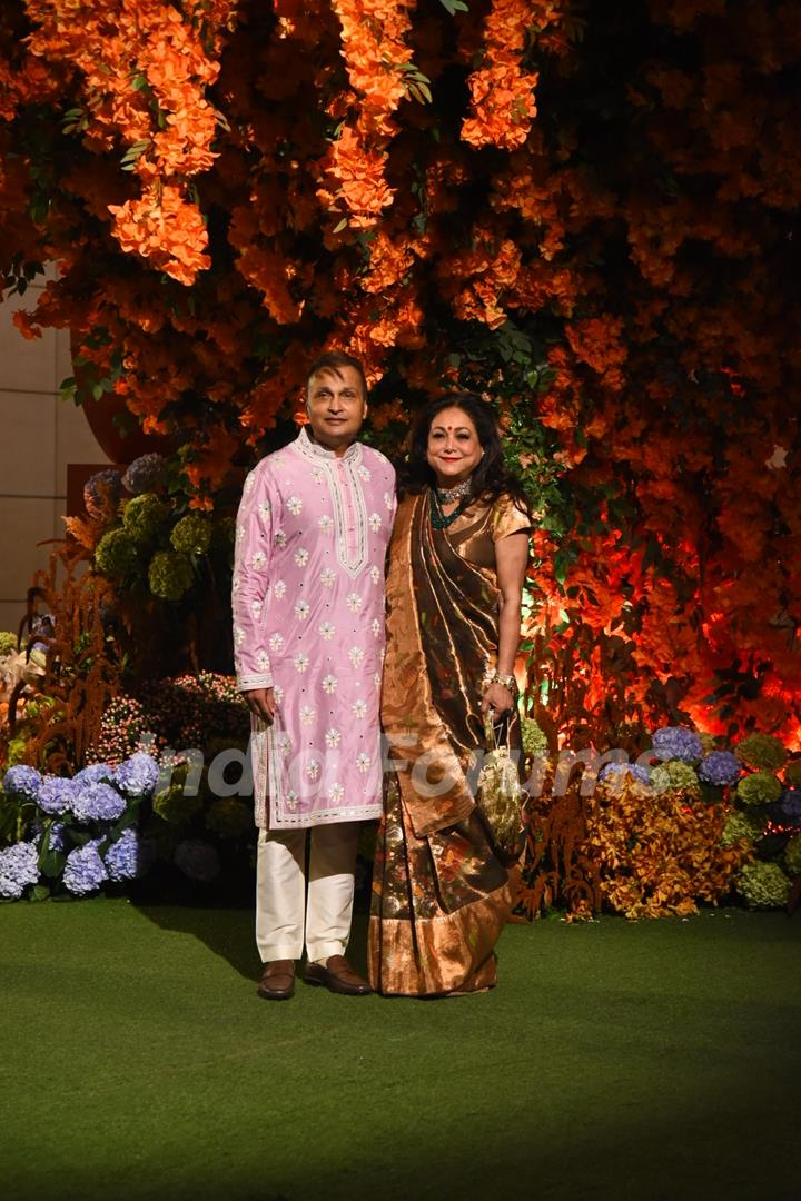 Anil Ambani, Tina Ambani grace the engagement ceremony of Anant Ambani and Radhika Merchant