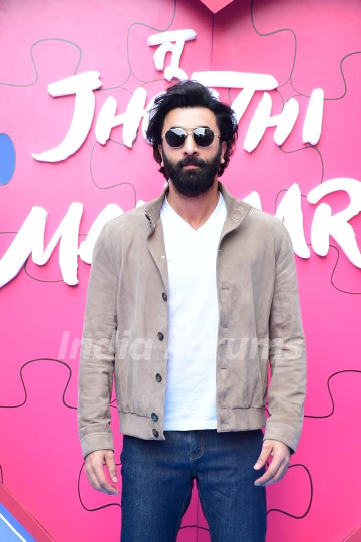 Ranbir Kapoor snapped at the trailer launch of Tu Jhoothi Main Makkaar