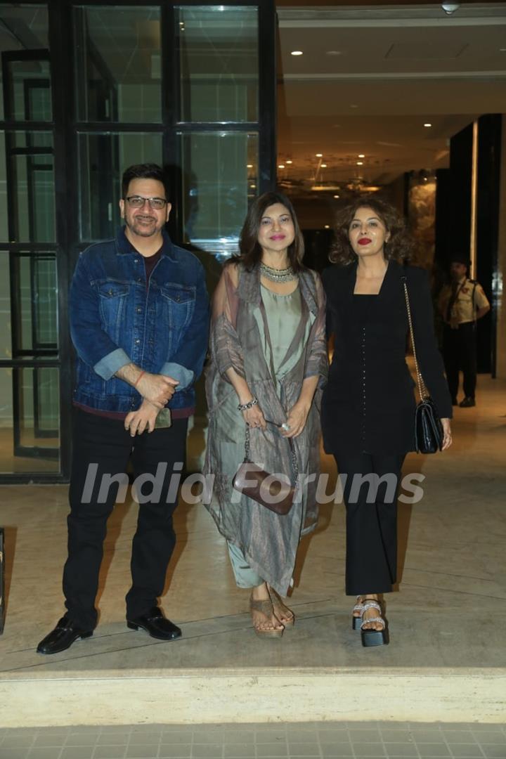 Alka Yagnik grace Subhash Ghai’s birthday bash