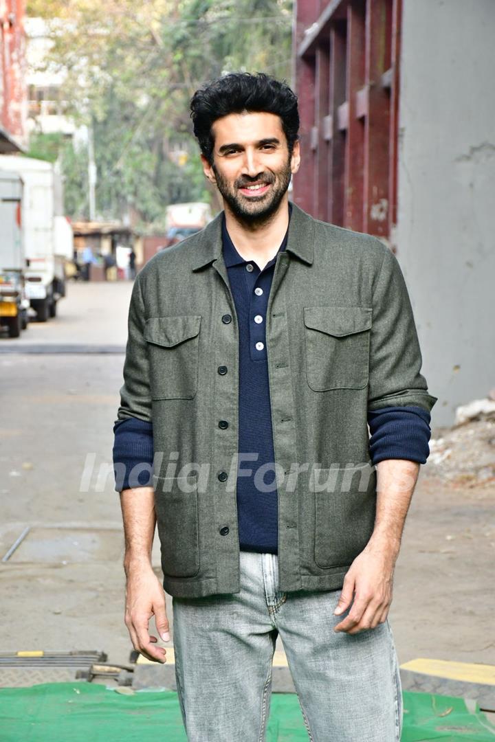 Aditya Roy Kapur spotted at golden tobacco factory